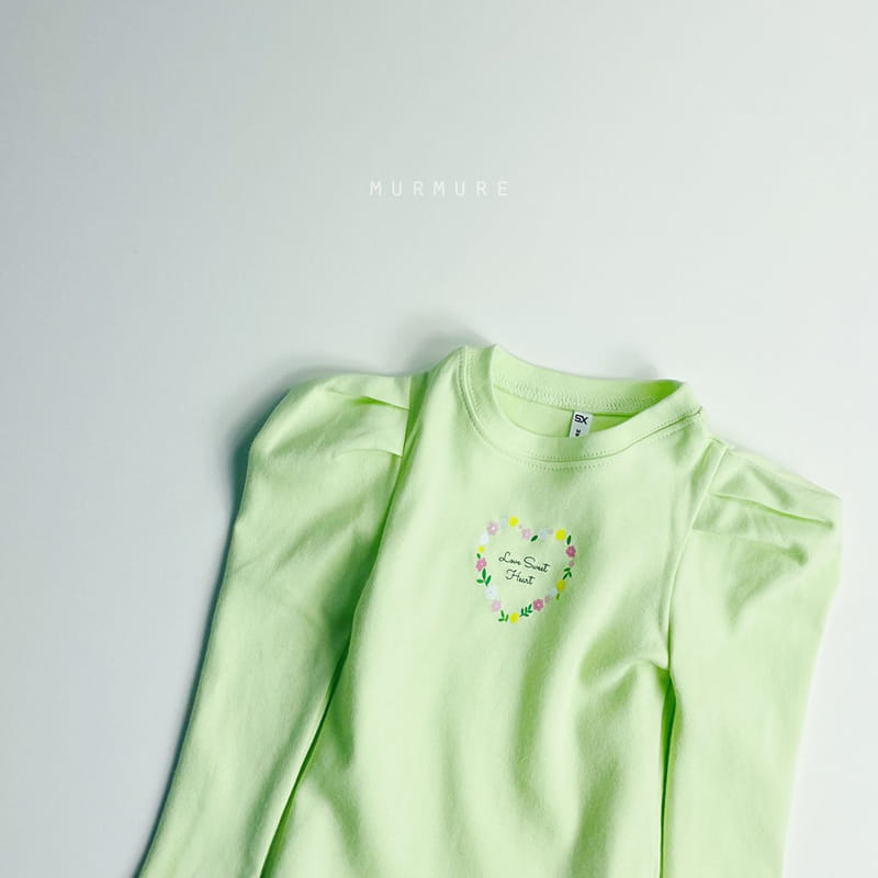 Murmure - Korean Children Fashion - #designkidswear - Heart Flower Tee - 11