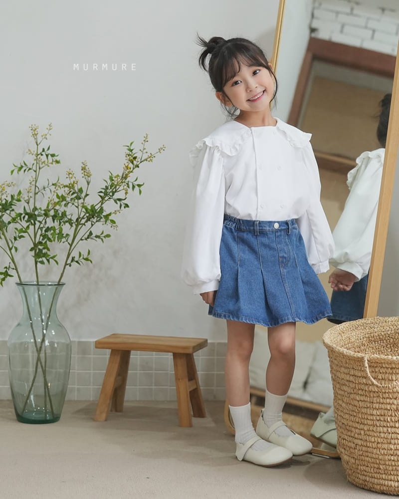 Murmure - Korean Children Fashion - #kidzfashiontrend - Collar Blouse