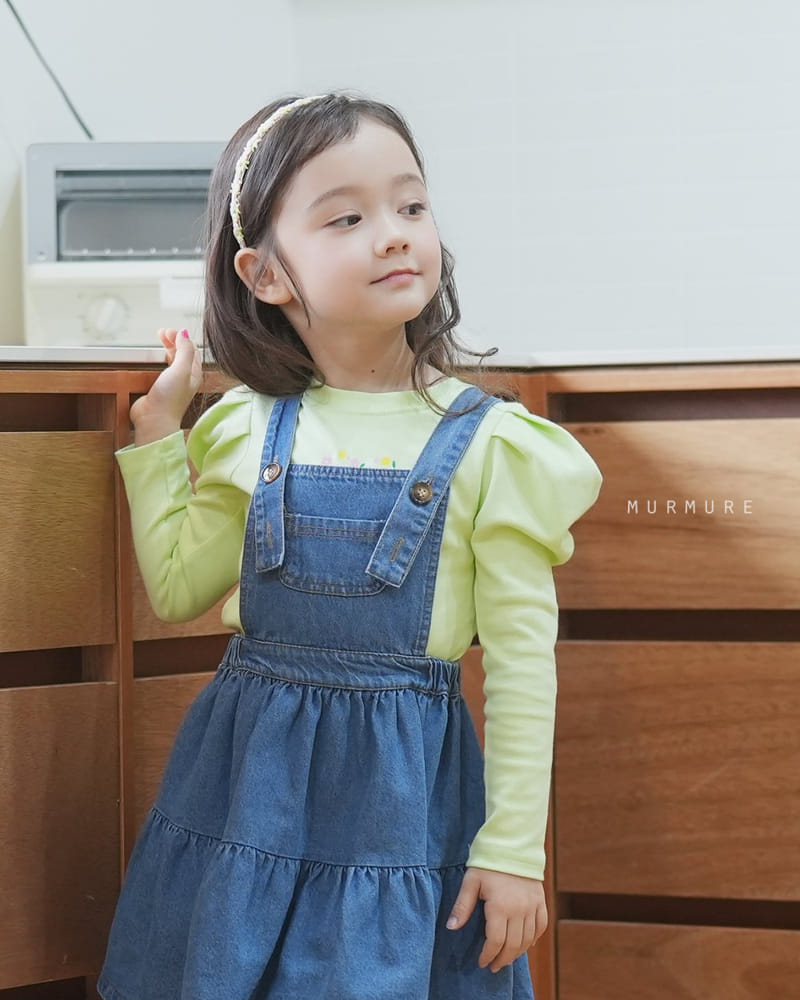 Murmure - Korean Children Fashion - #magicofchildhood - Heart Flower Tee - 4