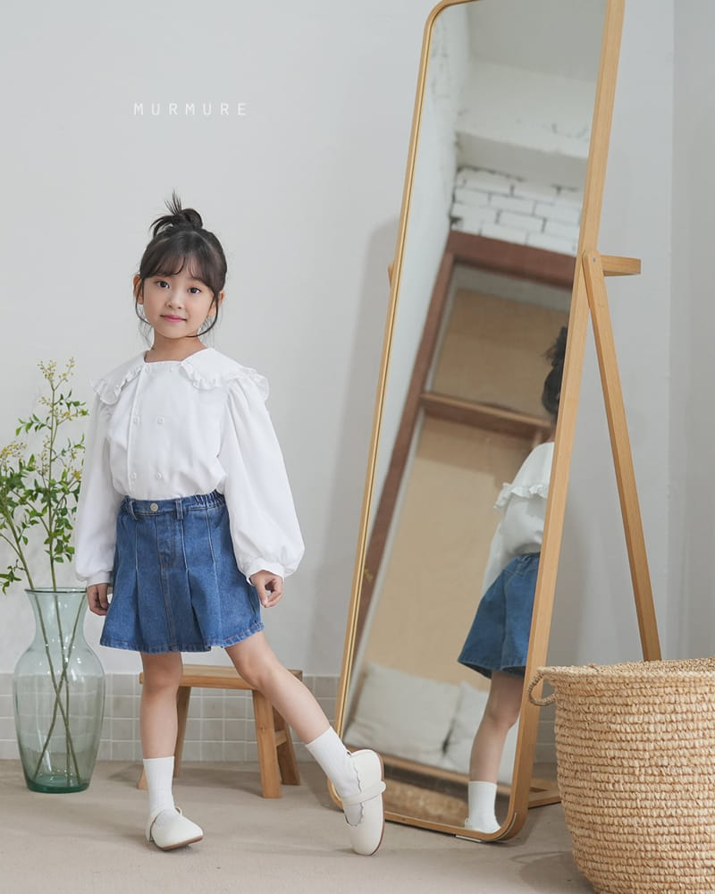 Murmure - Korean Children Fashion - #minifashionista - Collar Blouse - 5