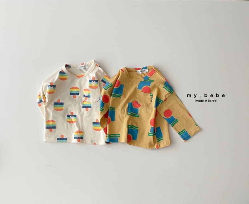 My Bebe - Korean Baby Fashion - #babylifestyle - Star Piping Tee - 3