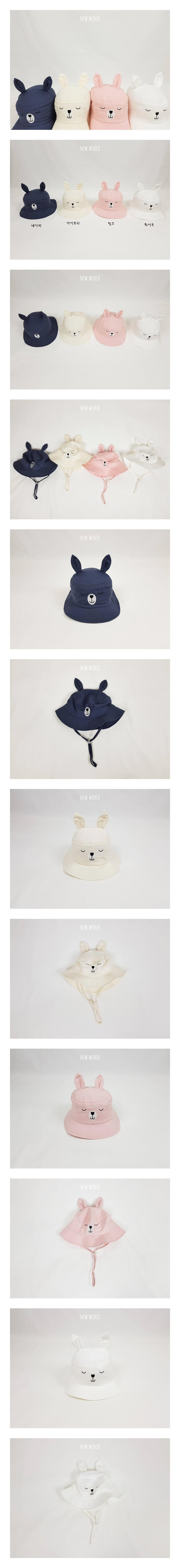 New World - Korean Children Fashion - #magicofchildhood - Sleeping Rabbit Bucket Hat