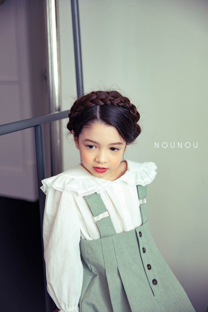 Nounou - Korean Children Fashion - #designkidswear - Dungarees Skirt - 11