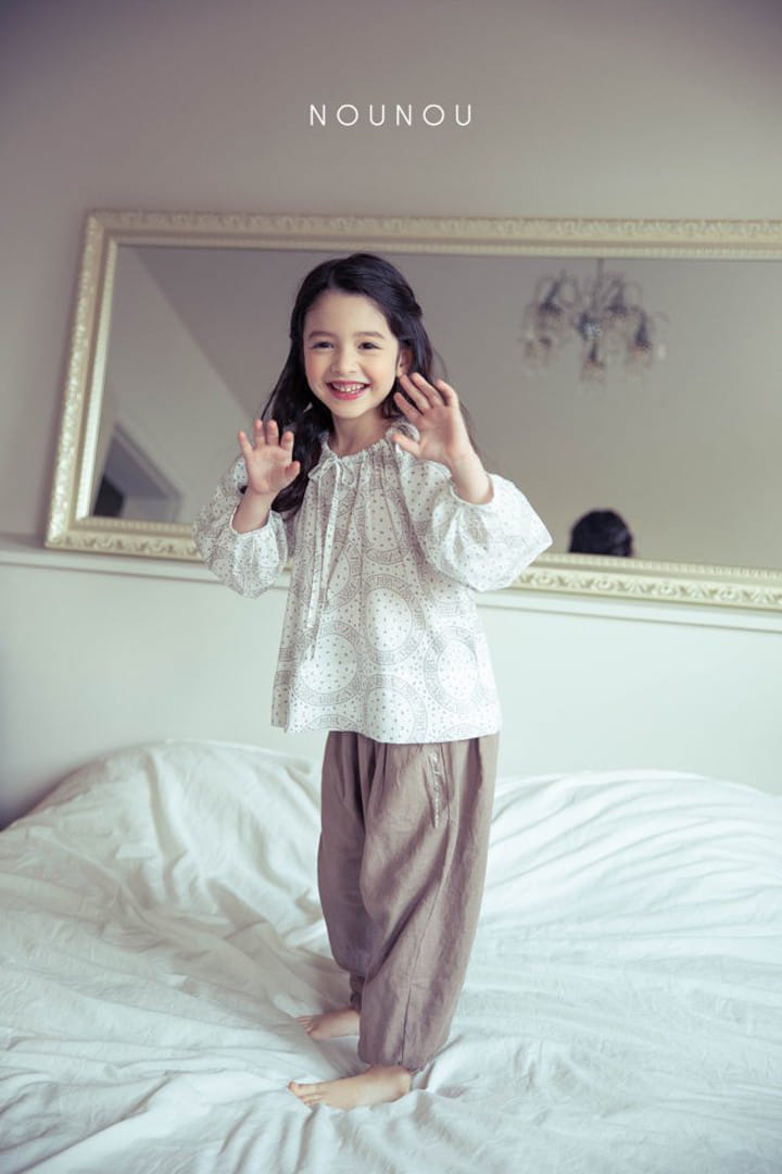 Nounou - Korean Children Fashion - #kidzfashiontrend - Natural Blouse - 11