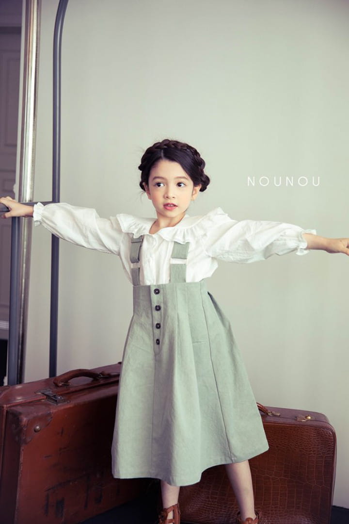 Nounou - Korean Children Fashion - #minifashionista - Dungarees Skirt - 6