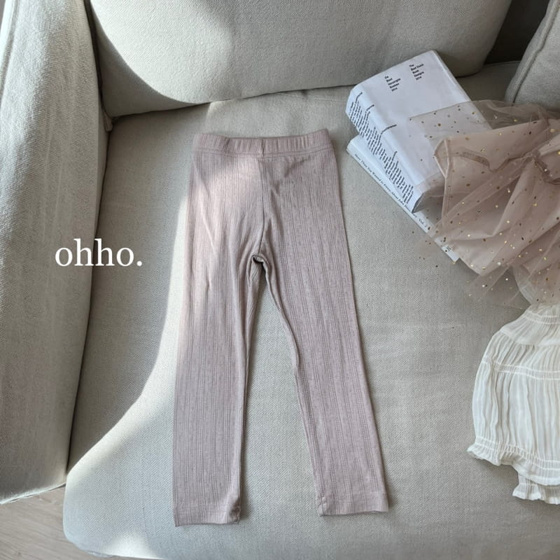 Ohho - Korean Children Fashion - #prettylittlegirls - Eyelet Leggings - 7