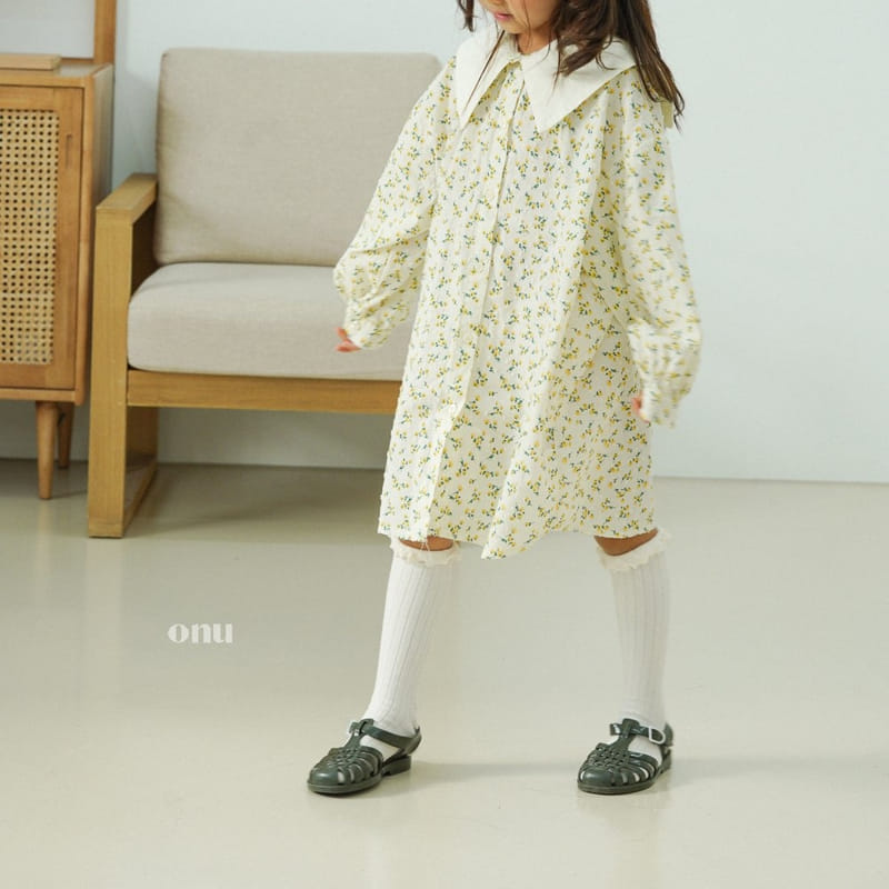 Onu - Korean Children Fashion - #Kfashion4kids - Flower One-piece - 11