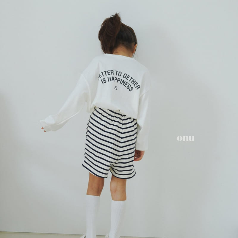 Onu - Korean Children Fashion - #childrensboutique - Stripes Shorts - 7