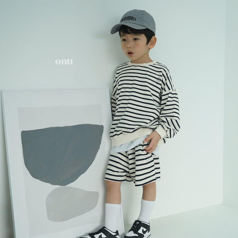 Onu - Korean Children Fashion - #littlefashionista - Stripes Shorts