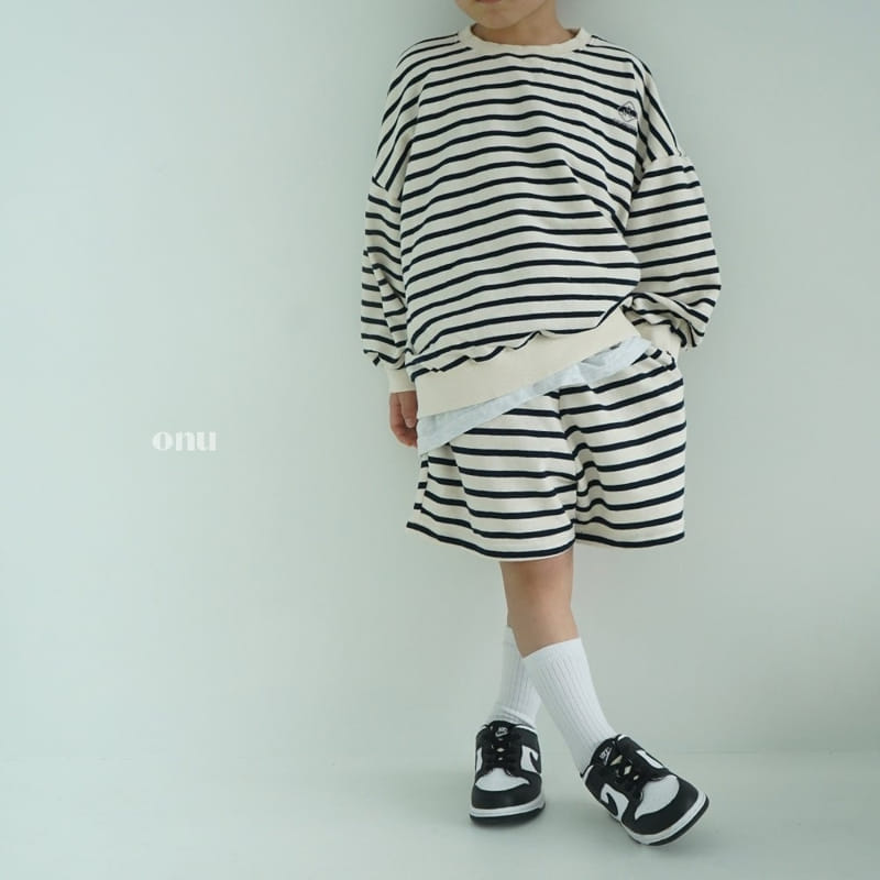 Onu - Korean Children Fashion - #minifashionista - Stripes Shorts - 3