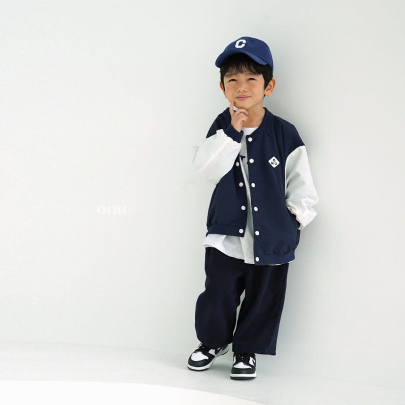 Onu - Korean Children Fashion - #minifashionista - Friends Base Ball Jumper - 2