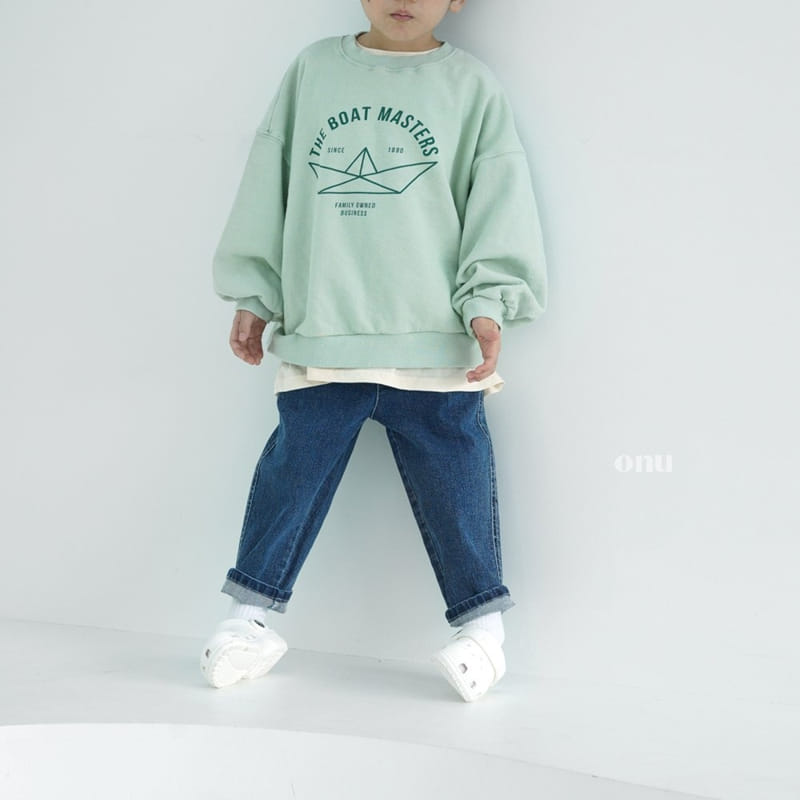 Onu - Korean Children Fashion - #minifashionista - Boat Sweatshirt