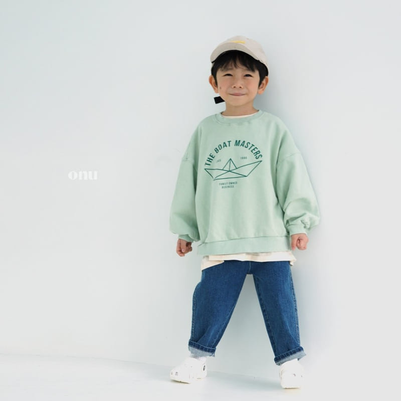 Onu - Korean Children Fashion - #prettylittlegirls - Boat Sweatshirt - 2