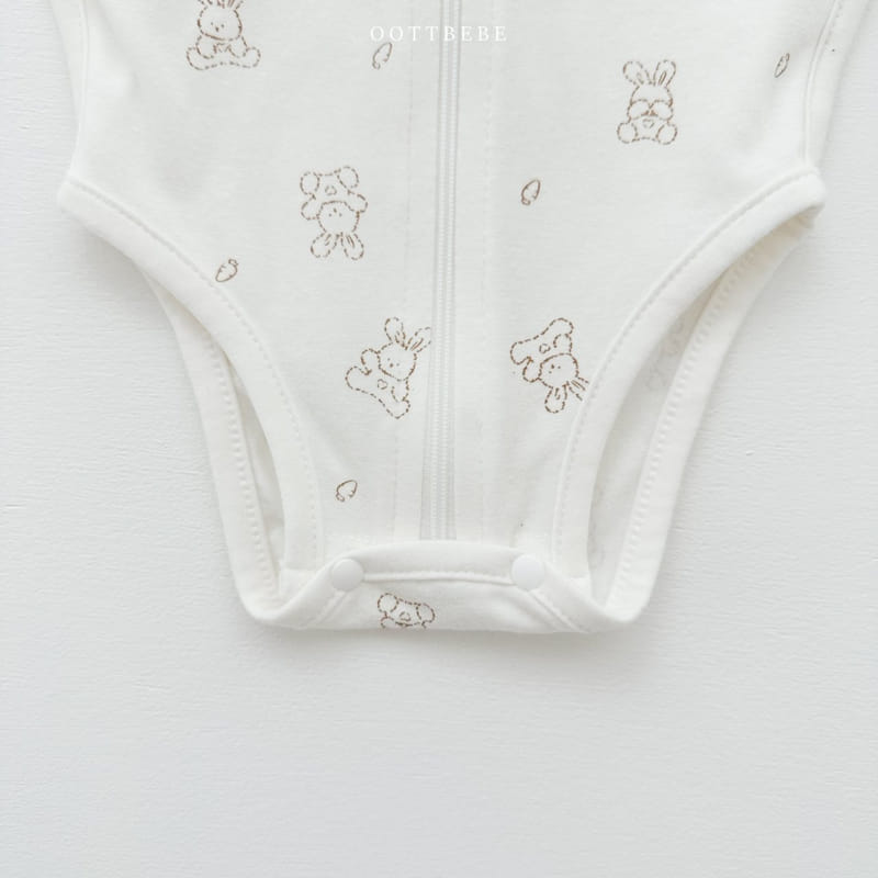 Oott Bebe - Korean Baby Fashion - #babyboutiqueclothing - Mild Wrapper Bodysuit - 8