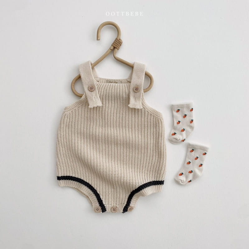 Oott Bebe - Korean Baby Fashion - #babylifestyle - Hazzi Dungarees Bodysuit