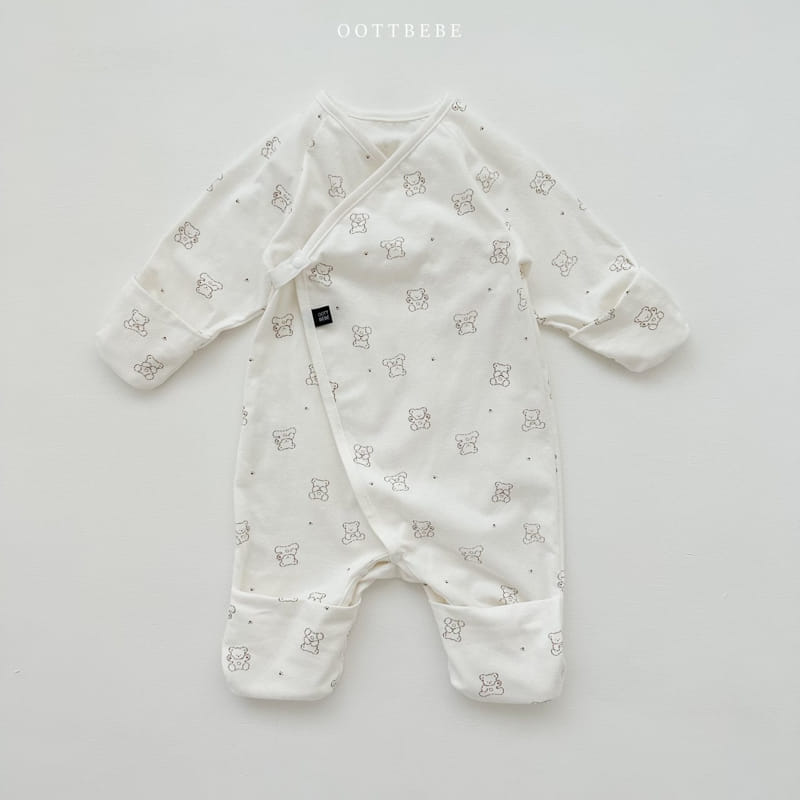 Oott Bebe - Korean Baby Fashion - #onlinebabyshop - Mild Benet Bodysuit - 2