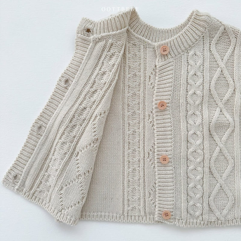 Oott Bebe - Korean Children Fashion - #childrensboutique - Abang Knit Vest - 12