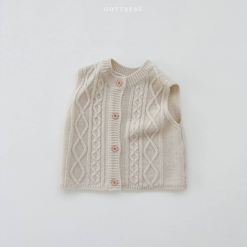 Oott Bebe - Korean Children Fashion - #fashionkids - Abang Knit Vest