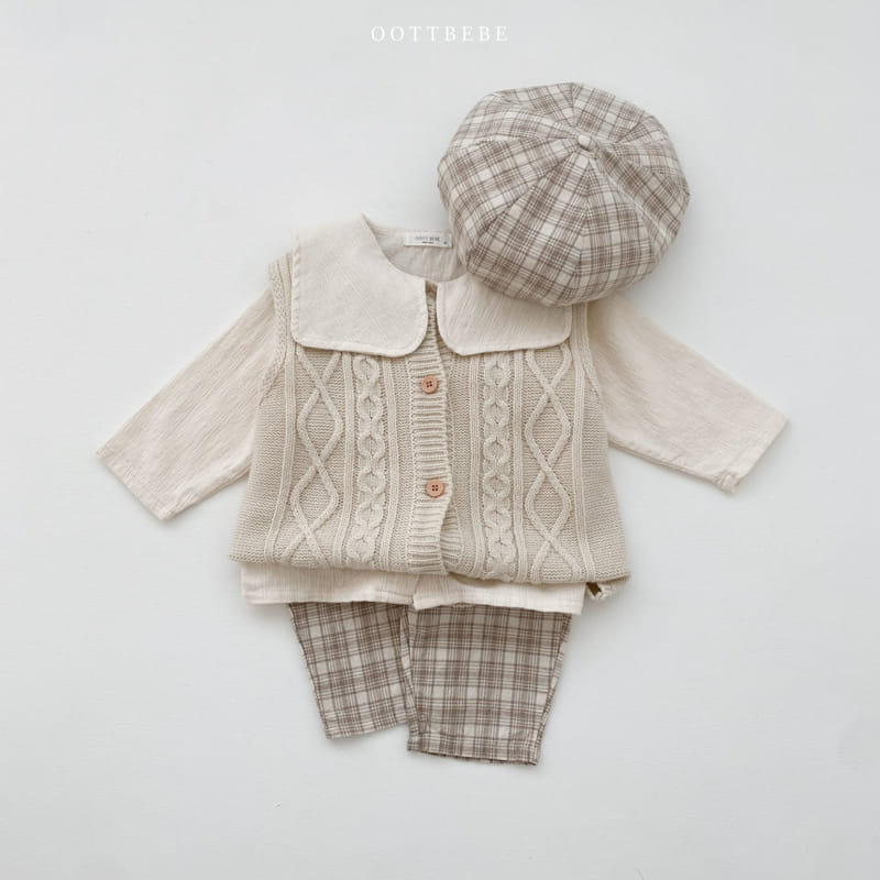 Oott Bebe - Korean Children Fashion - #fashionkids - Bonjour Beret Hat - 12