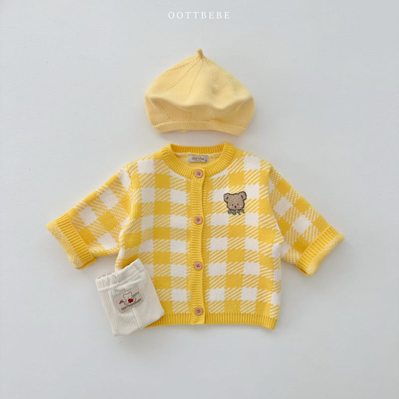 Oott Bebe - Korean Children Fashion - #magicofchildhood - Pure Check Cardigan - 7