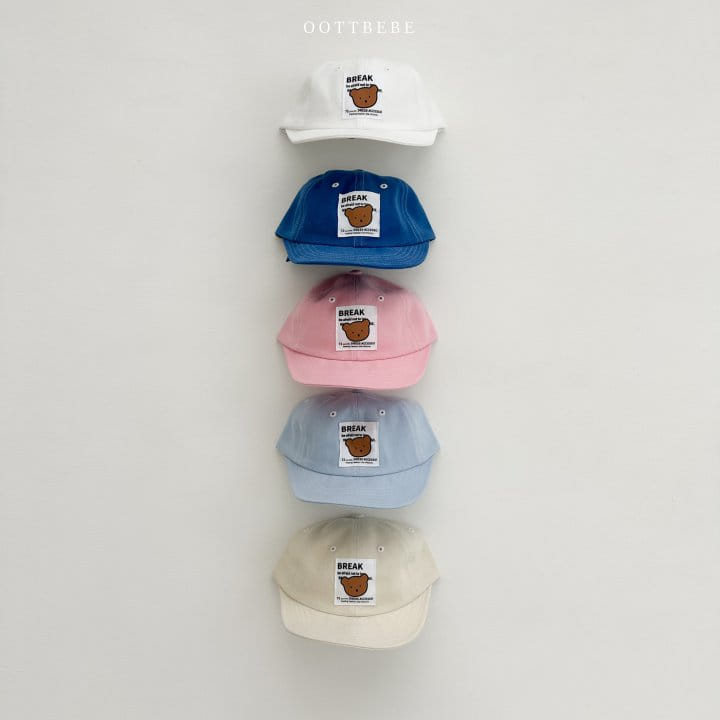 Oott Bebe - Korean Children Fashion - #magicofchildhood - Bear Stitch Cap