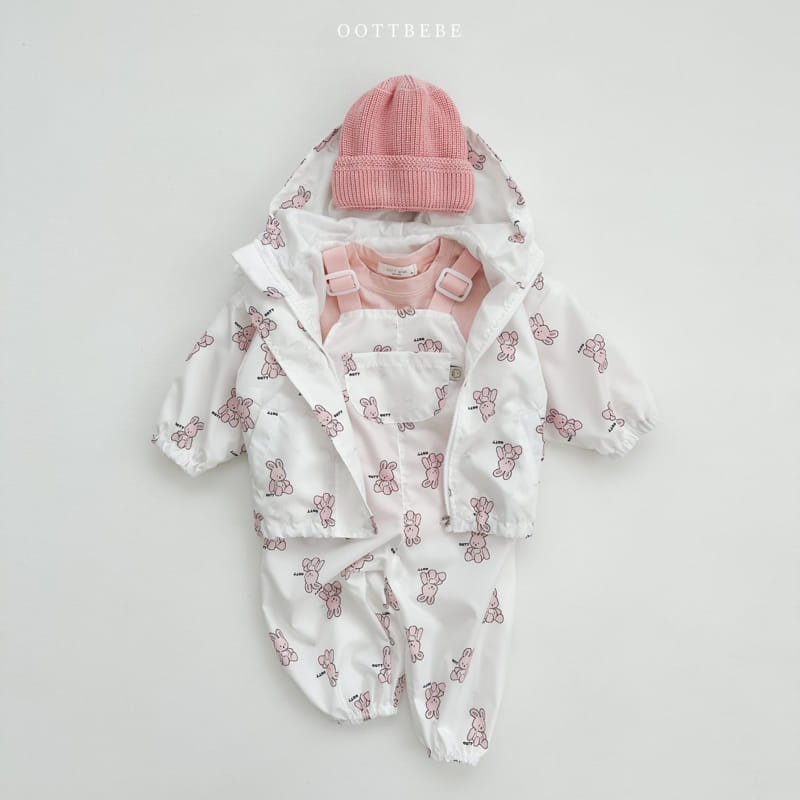 Oott Bebe - Korean Children Fashion - #minifashionista - Together Waterproof Play Wear - 9