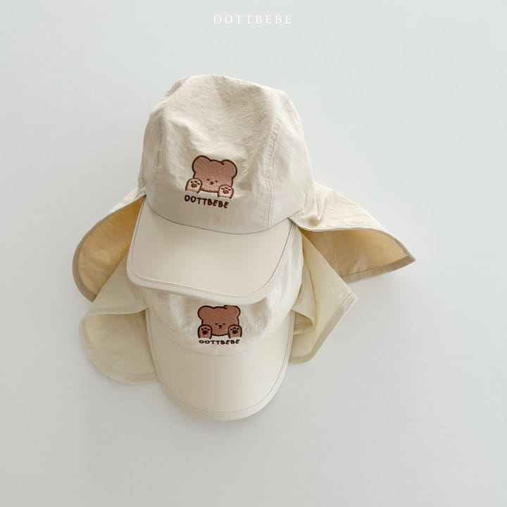 Oott Bebe - Korean Children Fashion - #minifashionista - Vacance Bear sun Cap - 9