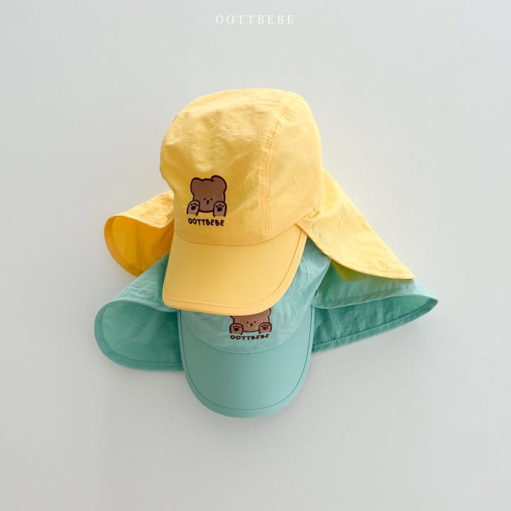 Oott Bebe - Korean Children Fashion - #prettylittlegirls - Vacance Bear sun Cap - 10