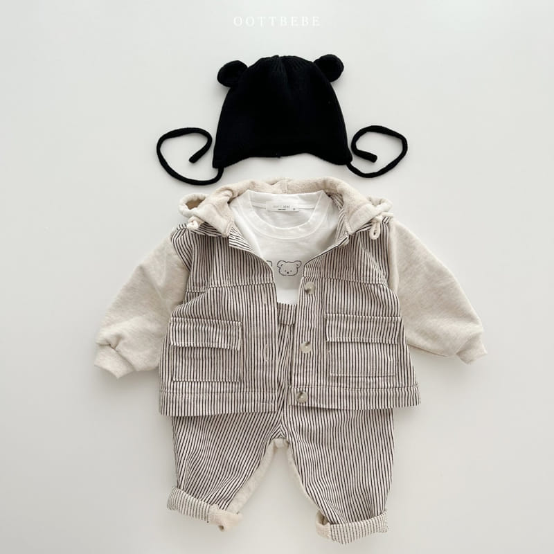 Oott Bebe - Korean Children Fashion - #stylishchildhood - Rora Denim Half Pants - 5