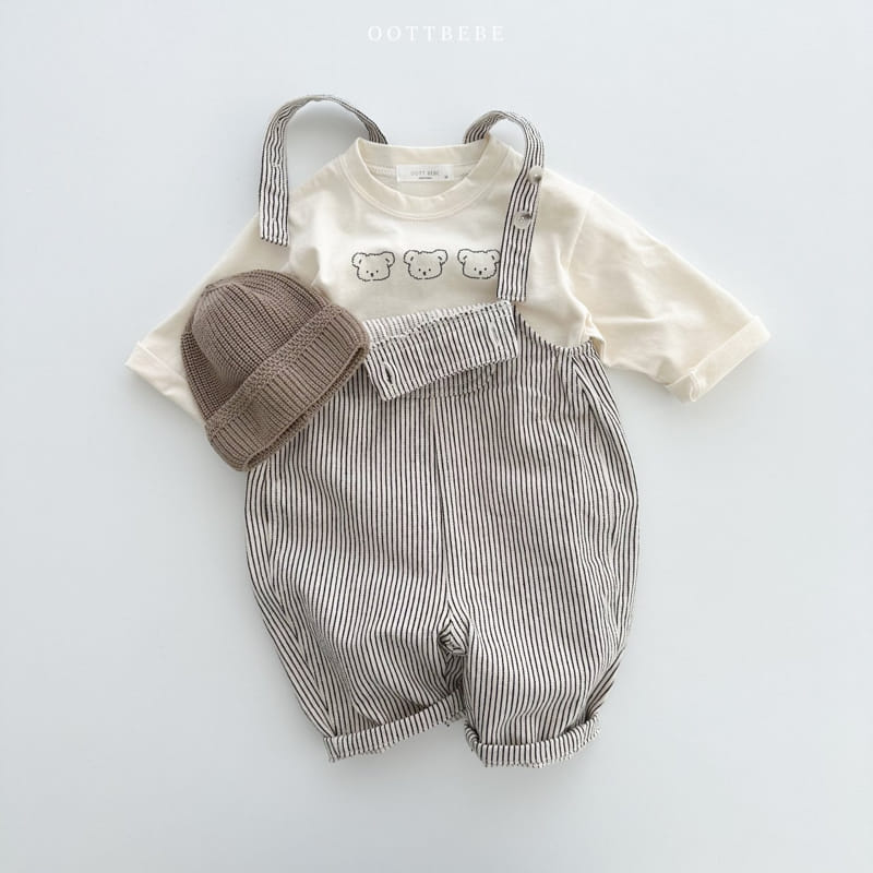 Oott Bebe - Korean Children Fashion - #todddlerfashion - Roara Overalls - 6