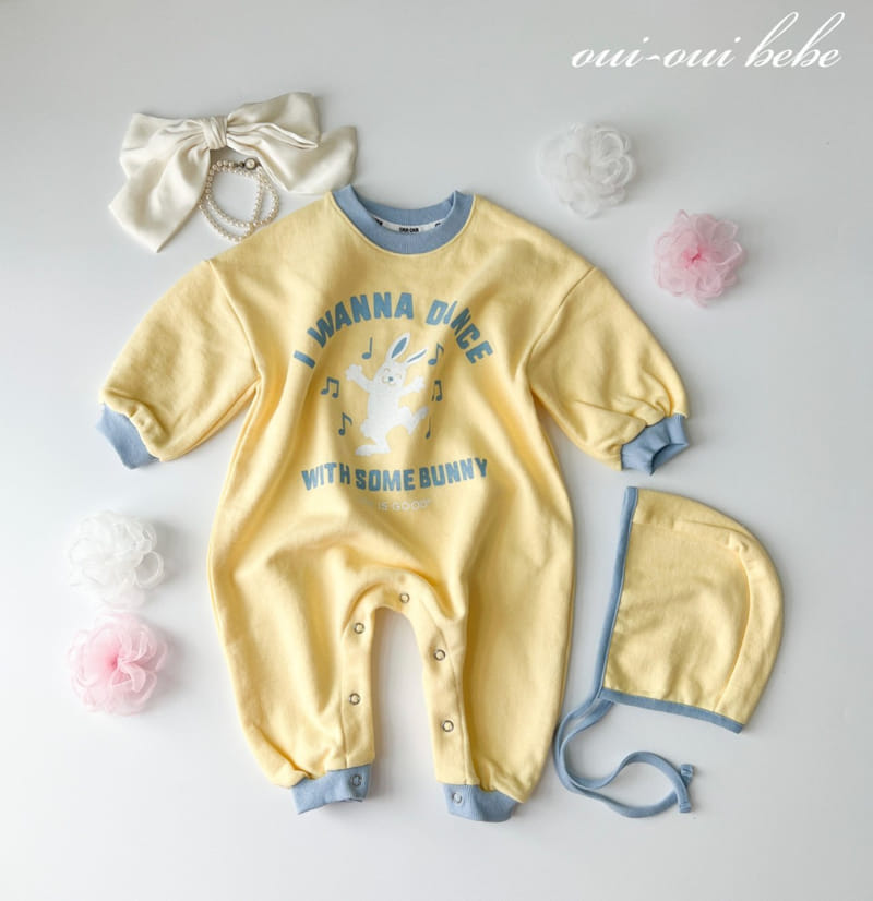 Oui Oui - Korean Baby Fashion - #babyoutfit - Bunny Bodysuit - 7