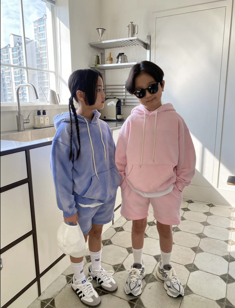 Our - Korean Children Fashion - #littlefashionista - Fade Hoody Top Bottom Set - 9