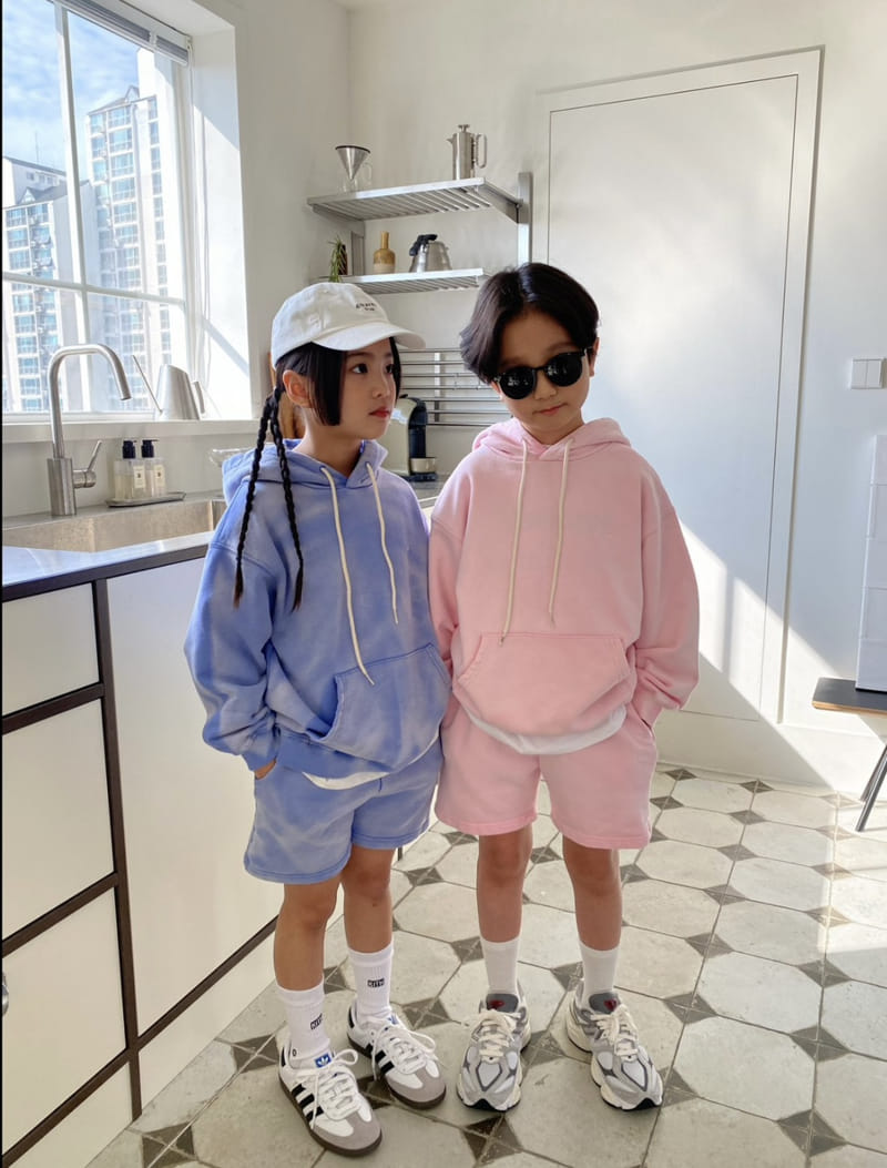 Our - Korean Children Fashion - #minifashionista - Fade Hoody Top Bottom Set - 11