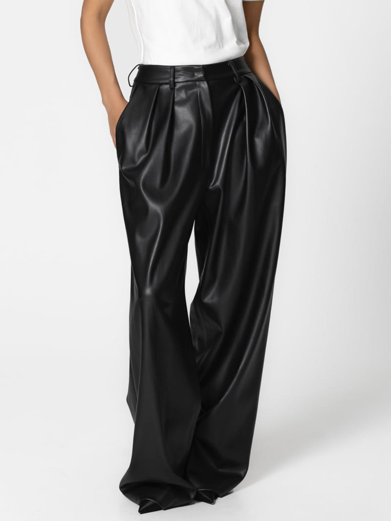 Paper Moon - Korean Women Fashion - #pursuepretty - Leather Pants - 6