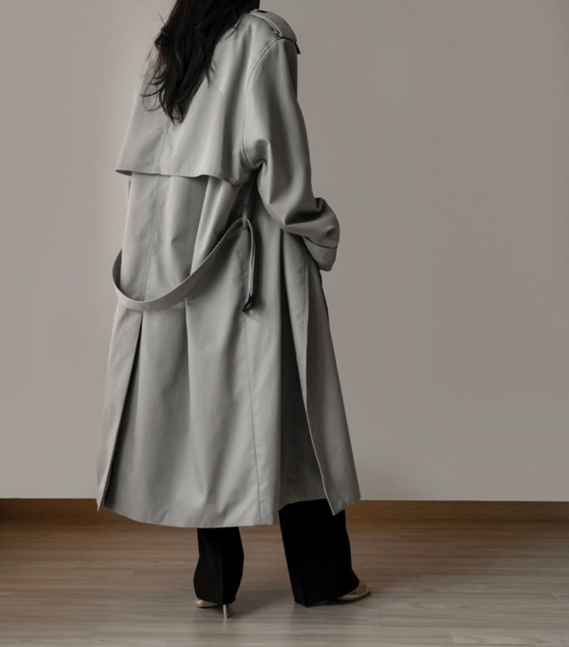 Paper Moon - Korean Women Fashion - #restrostyle - Padded Trench Coat - 10