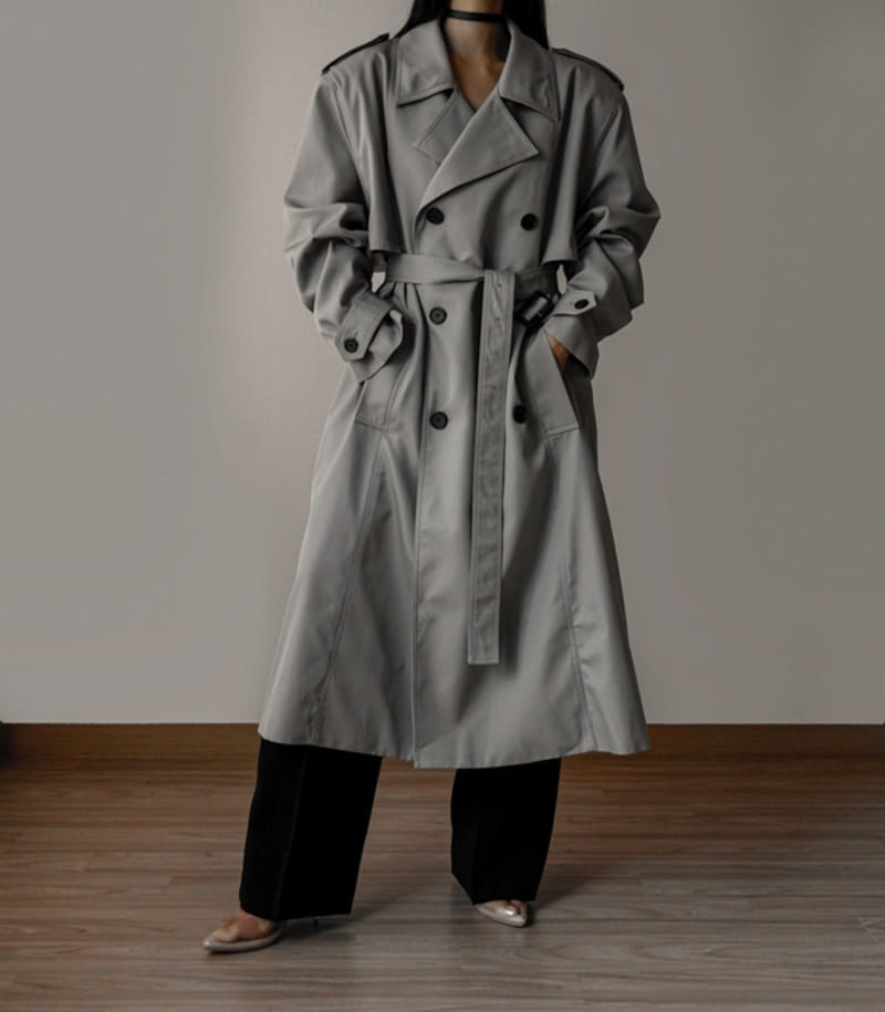 Paper Moon - Korean Women Fashion - #vintageinspired - Padded Trench Coat - 7