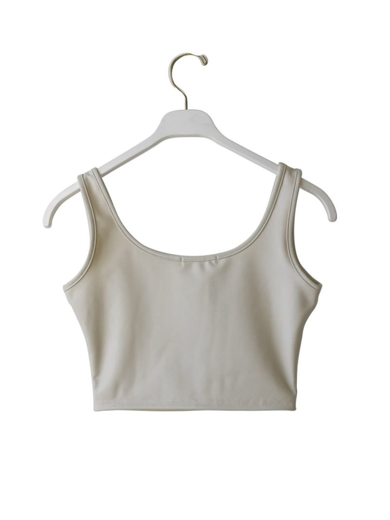 Paper Moon - Korean Women Fashion - #momslook - Leather Sleeveless Tank Top - 4