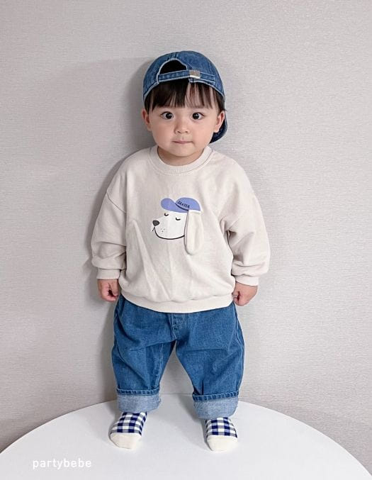 Party Kids - Korean Baby Fashion - #babyboutique - Puppy Sweatshirt - 10