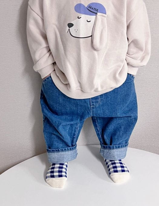 Party Kids - Korean Baby Fashion - #babyboutiqueclothing - Puppy Sweatshirt - 11