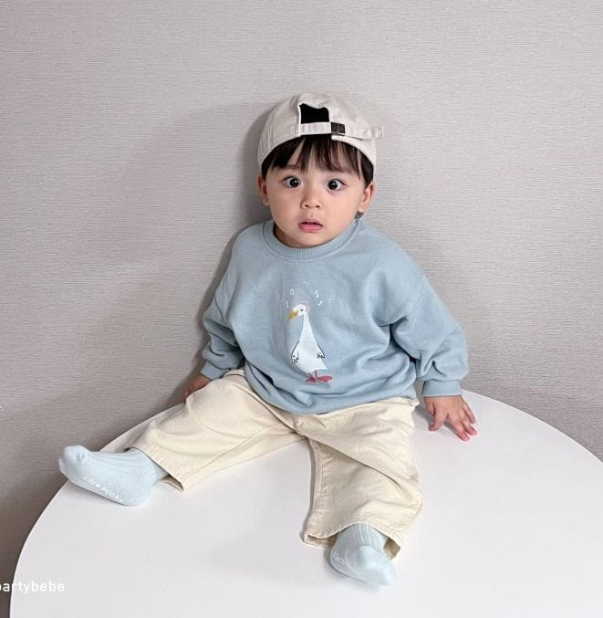 Party Kids - Korean Baby Fashion - #babygirlfashion - Duck Sweatshirt - 3