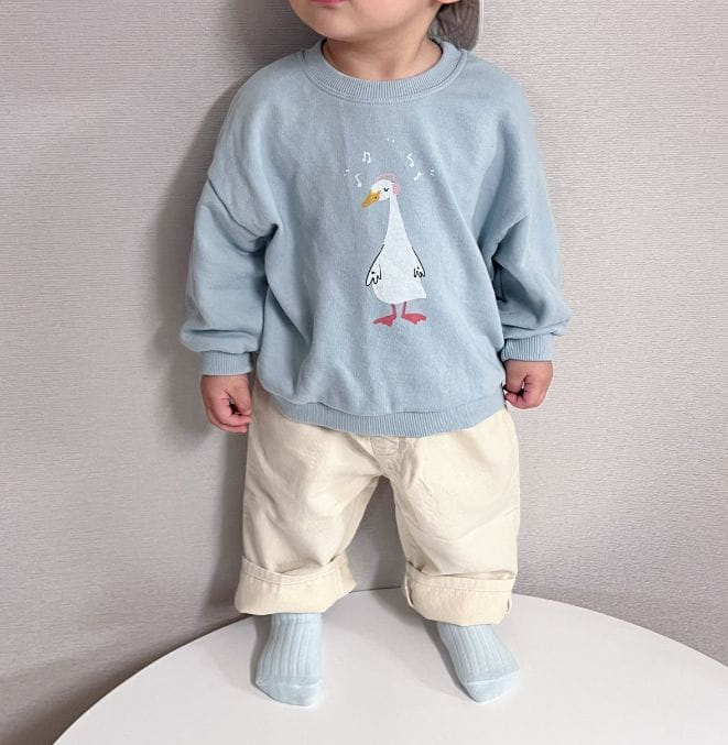 Party Kids - Korean Baby Fashion - #babygirlfashion - Duck Sweatshirt - 4