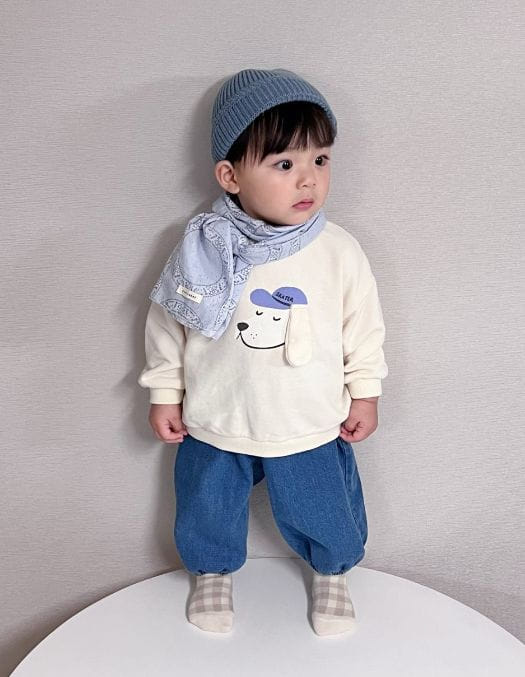 Party Kids - Korean Baby Fashion - #babyoninstagram - Puppy Sweatshirt - 2