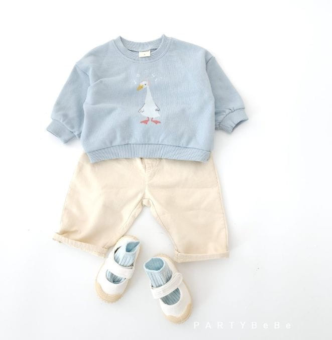 Party Kids - Korean Baby Fashion - #babywear - Duck Sweatshirt - 9