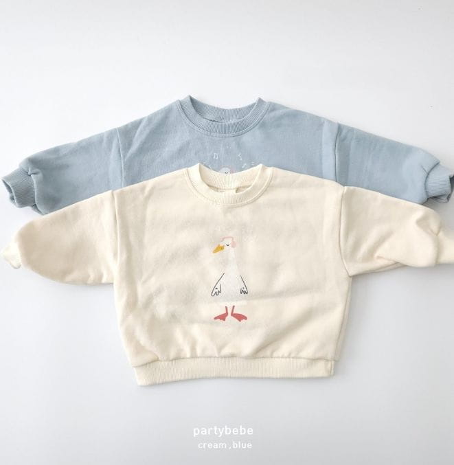 Party Kids - Korean Baby Fashion - #onlinebabyshop - Duck Sweatshirt - 11