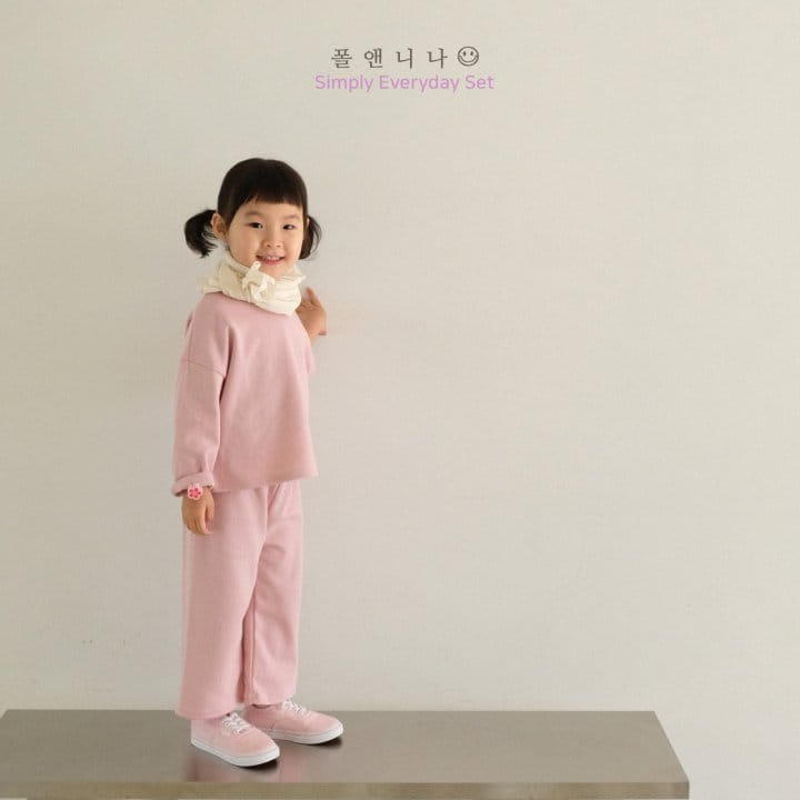 Paul & Nina - Korean Children Fashion - #discoveringself - Simply Everyday Top Bottom Set - 2