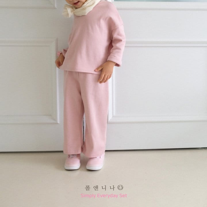 Paul & Nina - Korean Children Fashion - #fashionkids - Simply Everyday Top Bottom Set - 4