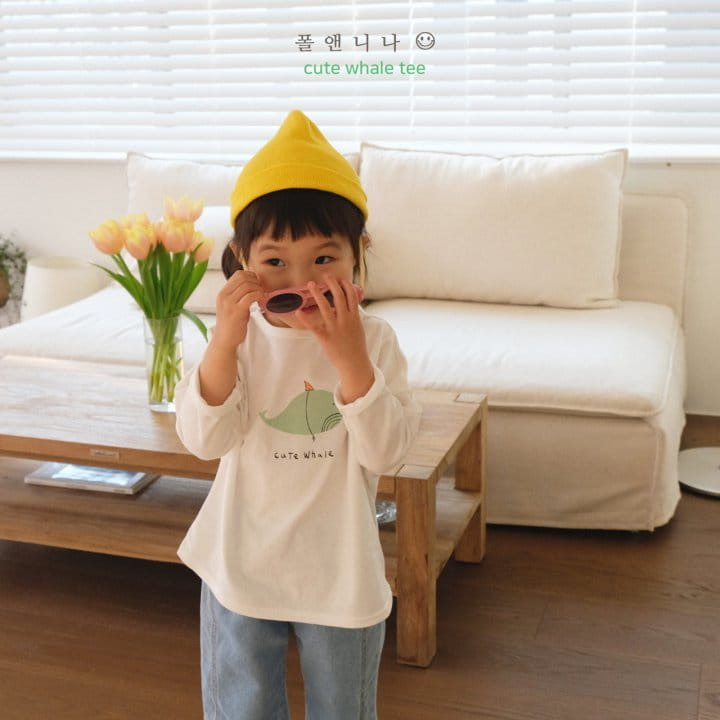 Paul & Nina - Korean Children Fashion - #kidsshorts - Cut Dolphin Tee - 4