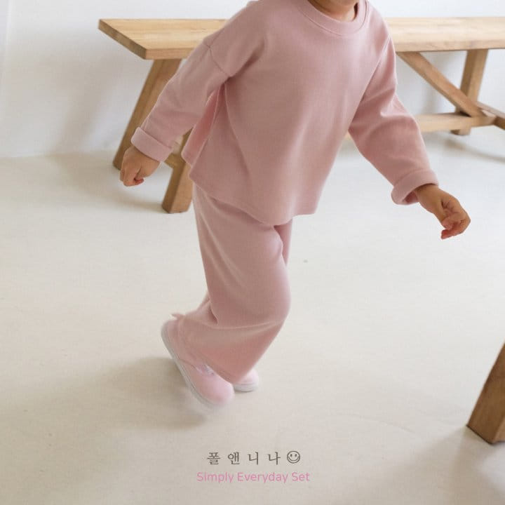 Paul & Nina - Korean Children Fashion - #prettylittlegirls - Simply Everyday Top Bottom Set - 11