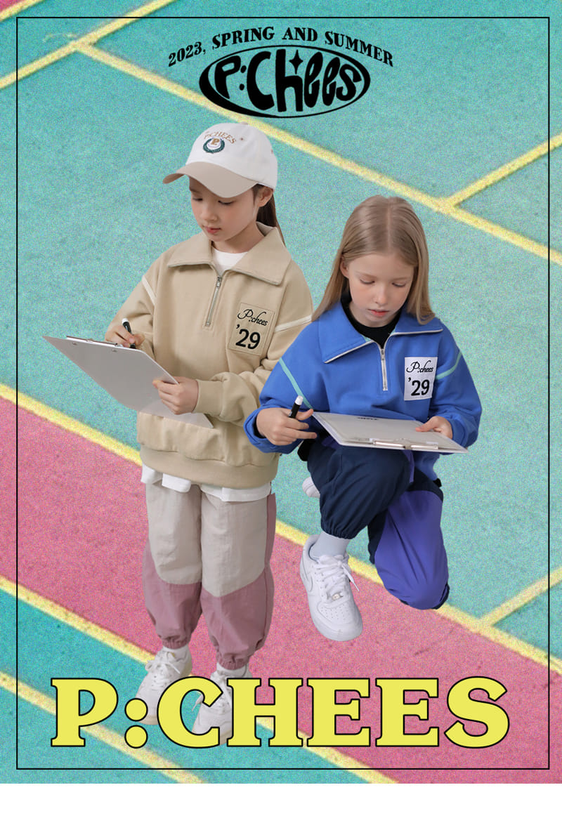 Peach-Cream - Korean Junior Fashion - #Kfashion4kids - Halli Half Zip-up Sweatshirt