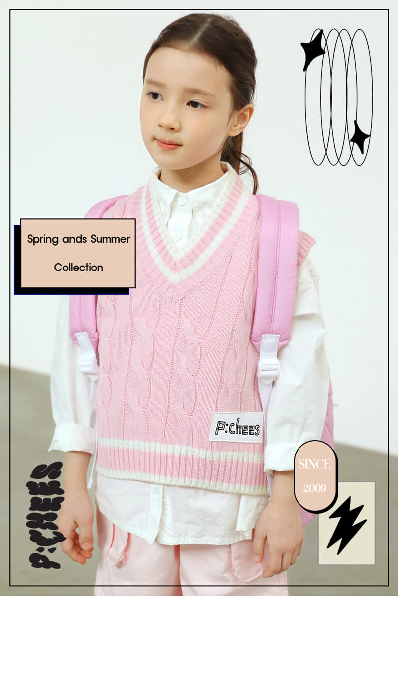 Peach-Cream - Korean Junior Fashion - #prettylittlegirls - Ave Knit Vest